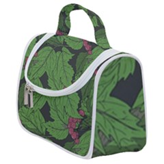 Seamless Pattern With Hand Drawn Guelder Rose Branches Satchel Handbag by BangZart