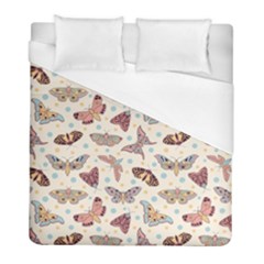 Pattern With Butterflies Moths Duvet Cover (full/ Double Size) by BangZart