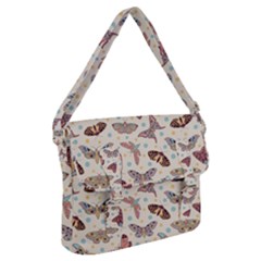 Pattern With Butterflies Moths Buckle Messenger Bag by BangZart