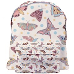 Pattern With Butterflies Moths Giant Full Print Backpack by BangZart