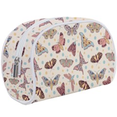 Pattern With Butterflies Moths Makeup Case (large) by BangZart