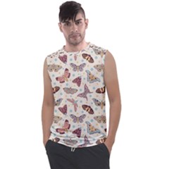 Pattern With Butterflies Moths Men s Regular Tank Top by BangZart