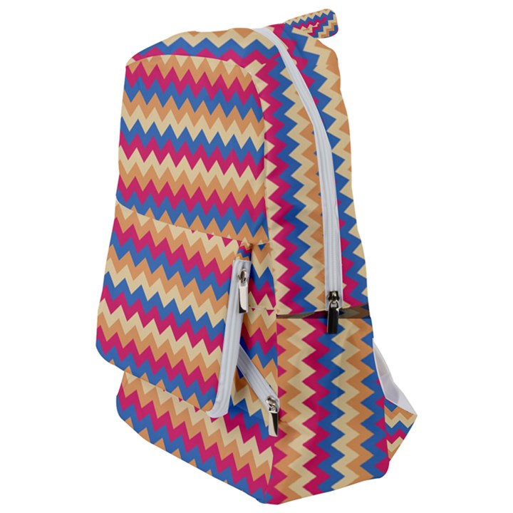 Zigzag pattern seamless zig zag background color Travelers  Backpack