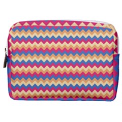 Zigzag Pattern Seamless Zig Zag Background Color Make Up Pouch (medium) by BangZart