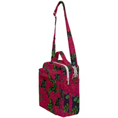 Seamless Pattern With Colorful Bush Roses Crossbody Day Bag by BangZart