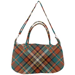 Tartan Scotland Seamless Plaid Pattern Vector Retro Background Fabric Vintage Check Color Square Removal Strap Handbag