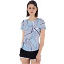 Tropical Flower Seamless Pattern Back Cut Out Sport Tee View1