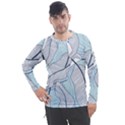 Tropical Flower Seamless Pattern Men s Pique Long Sleeve Tee View1