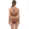 Bright seamless pattern with paisley elements hand drawn wallpaper with floral traditional Mini Tank Bikini Set View2