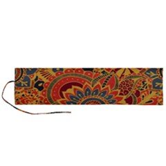 Bright Seamless Pattern With Paisley Elements Hand Drawn Wallpaper With Floral Traditional Roll Up Canvas Pencil Holder (l) by BangZart