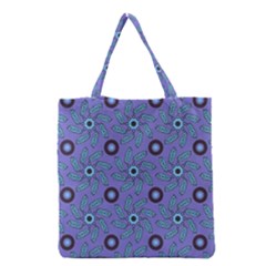 Floral Seamless Pattern Grocery Tote Bag