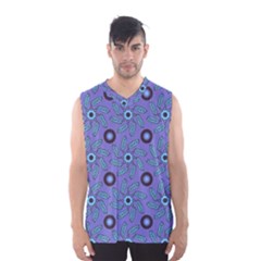 Floral Seamless Pattern Men s Basketball Tank Top