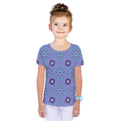 Floral Seamless Pattern Kids  One Piece Tee