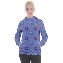 Floral Seamless Pattern Women s Hooded Pullover