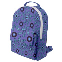 Floral Seamless Pattern Flap Pocket Backpack (small)