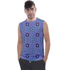 Floral Seamless Pattern Men s Regular Tank Top