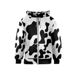 Cow Pattern Kids  Zipper Hoodie