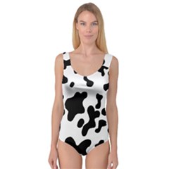 Cow Pattern Princess Tank Leotard 