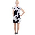 Cow Pattern Cap Sleeve Bodycon Dress View2