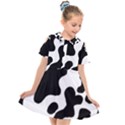 Cow Pattern Kids  Short Sleeve Shirt Dress View1