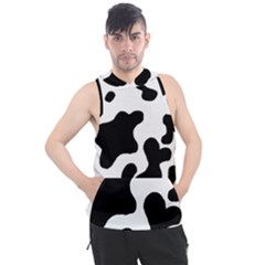 Cow Pattern Men s Sleeveless Hoodie