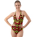 Rby-166 2 Halter Cut-Out One Piece Swimsuit View1