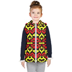 Rby-166 2 Kids  Hooded Puffer Vest by ArtworkByPatrick