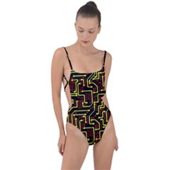 Rby-163 1 Tie Strap One Piece Swimsuit by ArtworkByPatrick