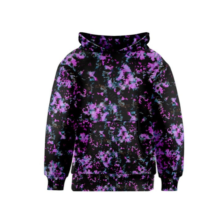 Abstract Intricate Texture Print Kids  Pullover Hoodie