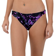 Abstract Intricate Texture Print Band Bikini Bottom by dflcprintsclothing