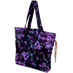 Abstract Intricate Texture Print Drawstring Tote Bag by dflcprintsclothing