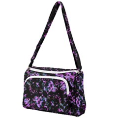 Abstract Intricate Texture Print Front Pocket Crossbody Bag by dflcprintsclothing