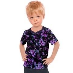 Abstract Intricate Texture Print Kids  Sports Tee