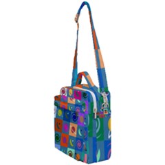 Space pattern Multicolour Crossbody Day Bag