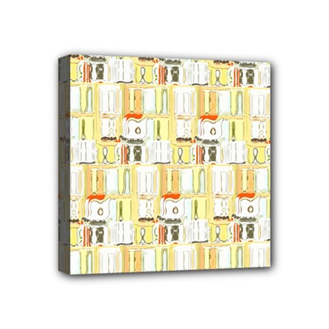 Abstract pattern Mini Canvas 4  x 4  (Stretched)