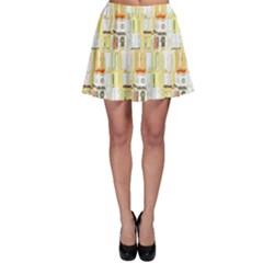 Abstract pattern Skater Skirt