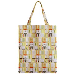 Abstract pattern Zipper Classic Tote Bag