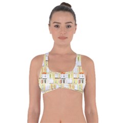 Abstract pattern Got No Strings Sports Bra