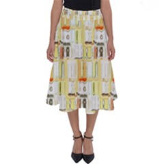 Abstract pattern Perfect Length Midi Skirt