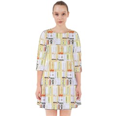 Abstract pattern Smock Dress