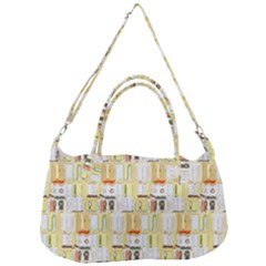 Abstract pattern Removal Strap Handbag