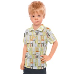 Abstract pattern Kids  Polo Tee