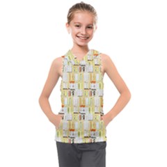 Abstract pattern Kids  Sleeveless Hoodie