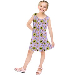 Hawaii Ghost Lilac Kids  Tunic Dress