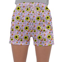 Hawaii Ghost Lilac Sleepwear Shorts by snowwhitegirl