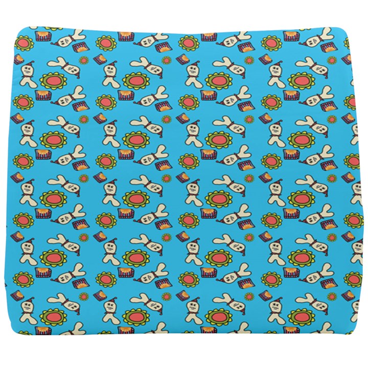 Clown Ghost Pattern Blue Seat Cushion