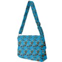 Clown Ghost Pattern Blue Full Print Messenger Bag (S) View2