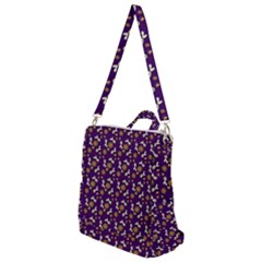 Clown Ghost Pattern Purple Crossbody Backpack by snowwhitegirl