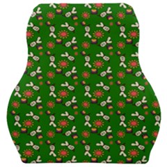 Clown Ghost Pattern Green Car Seat Velour Cushion 