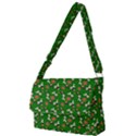 Clown Ghost Pattern Green Full Print Messenger Bag (S) View1